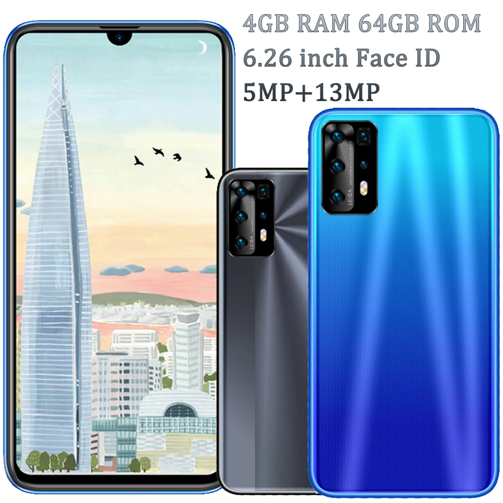 Мобильный телефон 5MP + 13MP 7A экран 6 26 дюйма фронтальная/задняя камера 4 Гб ОЗУ 64 ПЗУ
