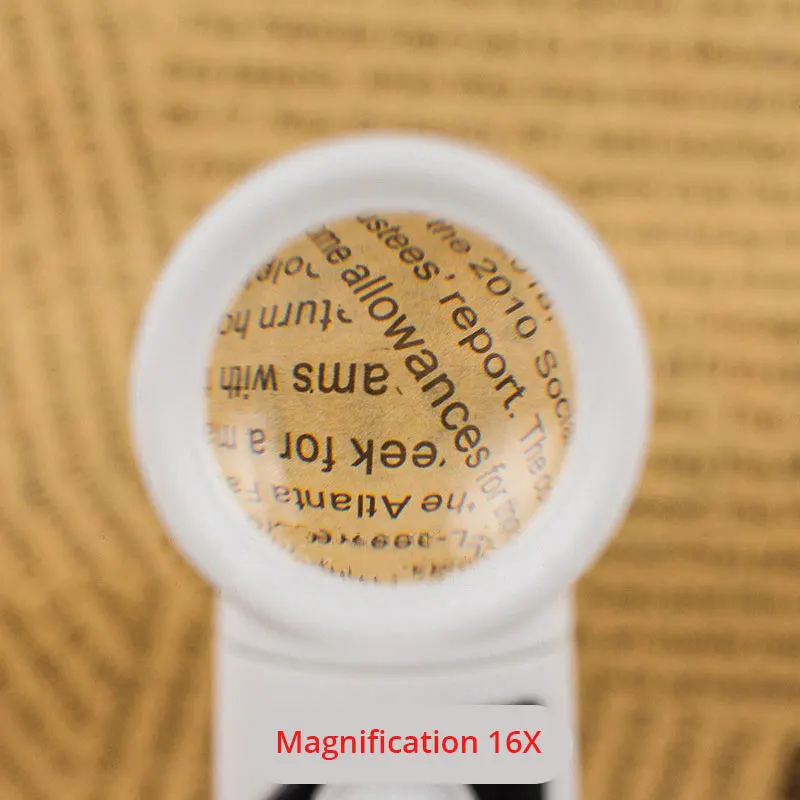 2.5x 5x 16x Portable Handheld Illuminated Reading Magnifier Loupe Magnifying Glass With LED Lights & Detachable Lens
2.5x 5x 16x Portable Handheld Illuminated Reading Magnifier Loupe Magnifying Glass With LED Lights & Detachable Lens