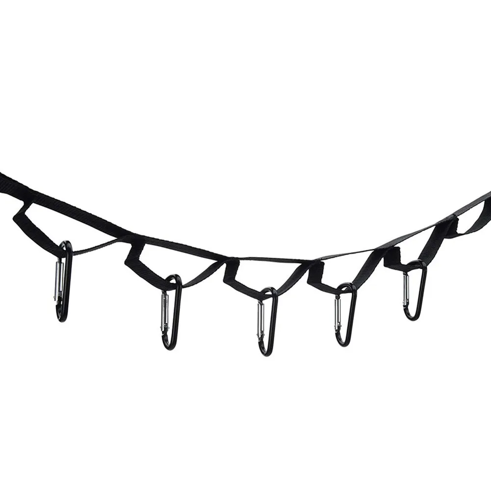 1set Camping Tent Lanyard Rope Hanging Clothesline With D-shaped Carabiners Clips For The Kettle Bottle Cup Clothes Outdoor Tool
1set Camping Tent Lanyard Rope Hanging Clothesline With D-shaped Carabiners Clips For The Kettle Bottle Cup Clothes Outdoor Tool