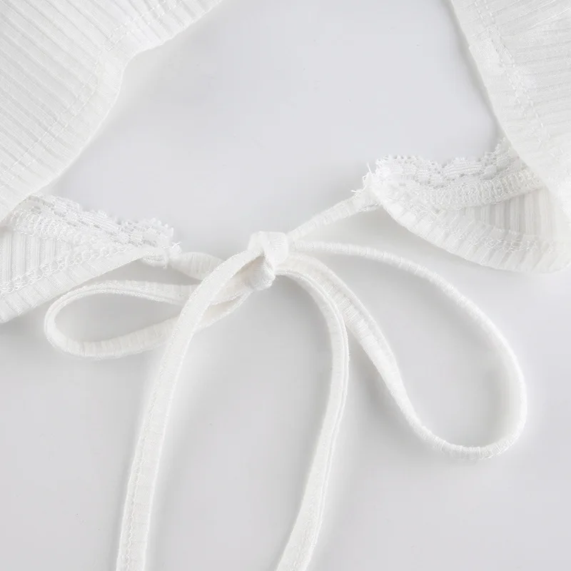 White Lace Up Backless Crop Top Women Summer Fashion Clothing 2021 Sexy Y2K Long Sleeve T Shirt Stranger Things Girls Club Wear
White Lace Up Backless Crop Top Women Summer Fashion Clothing 2021 Sexy Y2K Long Sleeve T Shirt Stranger Things Girls Club Wear