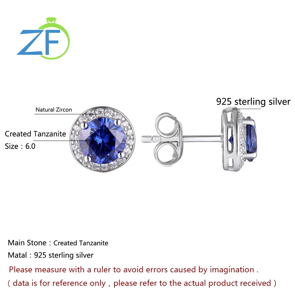 GZ ZONGFA Classic Fine Jewelry Elegant fashion Ladies Earrings 925 sterling silver Natural Tanzanite Gemstone Stud Earrings
GZ ZONGFA Classic Fine Jewelry Elegant fashion Ladies Earrings 925 sterling silver Natural Tanzanite Gemstone Stud Earrings
