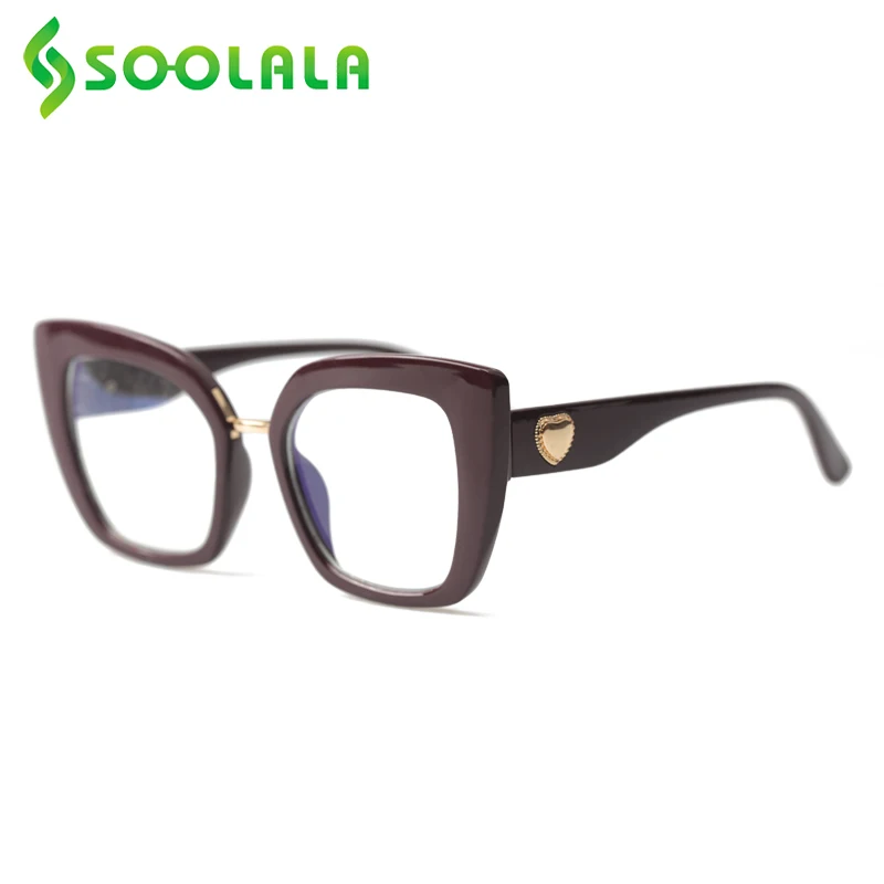 SOOLALA Anti Blue Light Cat Eye Reading Glasses with Heart Women Presbyopic Glasses 0.5 0.75 1.0 1.25 1.5 1.75 2.0 2.5 to 4.0
SOOLALA Anti Blue Light Cat Eye Reading Glasses with Heart Women Presbyopic Glasses 0.5 0.75 1.0 1.25 1.5 1.75 2.0 2.5 to 4.0