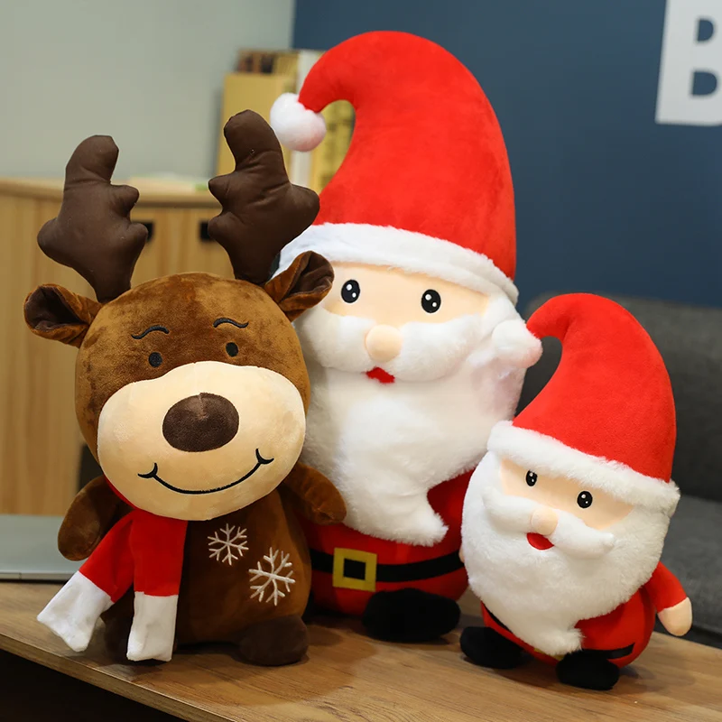 1pc 22-60CM Cartoon Santa Claus & Christmas Elk Plush Toys High Quality Stuffed Soft Dolls Baby Children Kids Xmas Decoration
1pc 22-60CM Cartoon Santa Claus & Christmas Elk Plush Toys High Quality Stuffed Soft Dolls Baby Children Kids Xmas Decoration