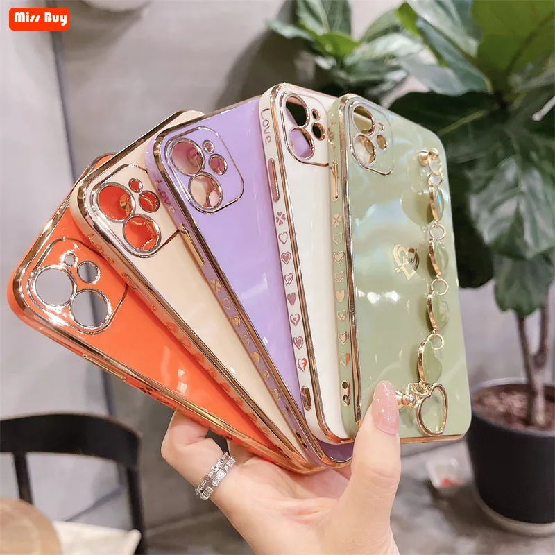 Fashion Love Hearts Bumper Epoxy Wristband Phone Case For iPhone 13 11 12 Pro Max 13 Mini X XR XS MAX 7 8 6 6s Plus SE2020 Cover
Fashion Love Hearts Bumper Epoxy Wristband Phone Case For iPhone 13 11 12 Pro Max 13 Mini X XR XS MAX 7 8 6 6s Plus SE2020 Cover