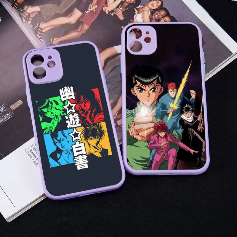 YuYu Hakusho Manga Anime Cartoon Phone Case Purple Color Matte Transparent For iPhone 13 12 Mini 11 Pro X XR XS Max 7 8 Plus
YuYu Hakusho Manga Anime Cartoon Phone Case Purple Color Matte Transparent For iPhone 13 12 Mini 11 Pro X XR XS Max 7 8 Plus