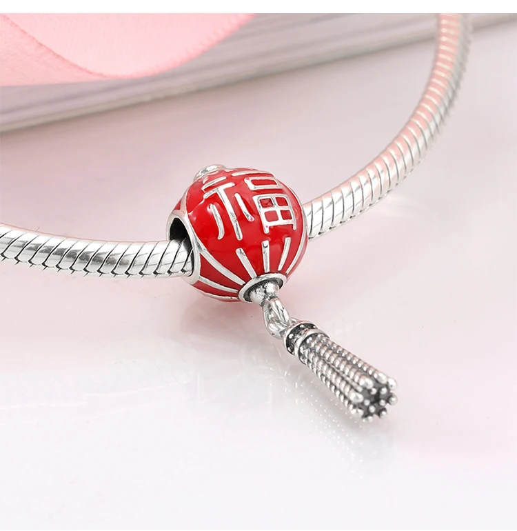 China style 925 Sterling Silver Red enamel Double happiness bag fine Beads Jewelry making Fit Original Mikiwuu Charm Bracelet
China style 925 Sterling Silver Red enamel Double happiness bag fine Beads Jewelry making Fit Original Mikiwuu Charm Bracelet