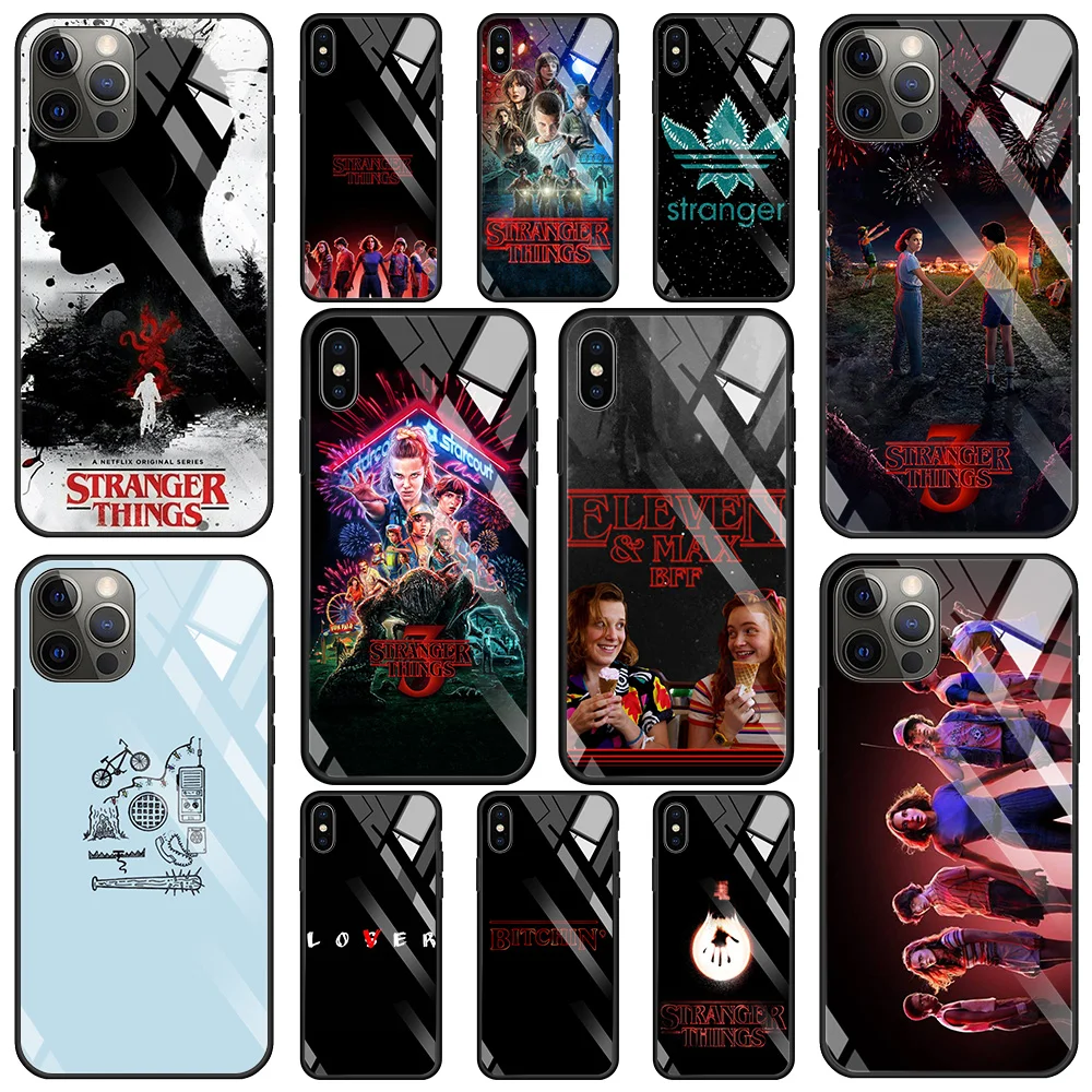 Tempered Glass Case For iPhone 13 12 11 Pro Max 12Mini X XR XS Max 8 7 6s Plus SE 2020 Phone Shell Stranger Things Season 3
Tempered Glass Case For iPhone 13 12 11 Pro Max 12Mini X XR XS Max 8 7 6s Plus SE 2020 Phone Shell Stranger Things Season 3