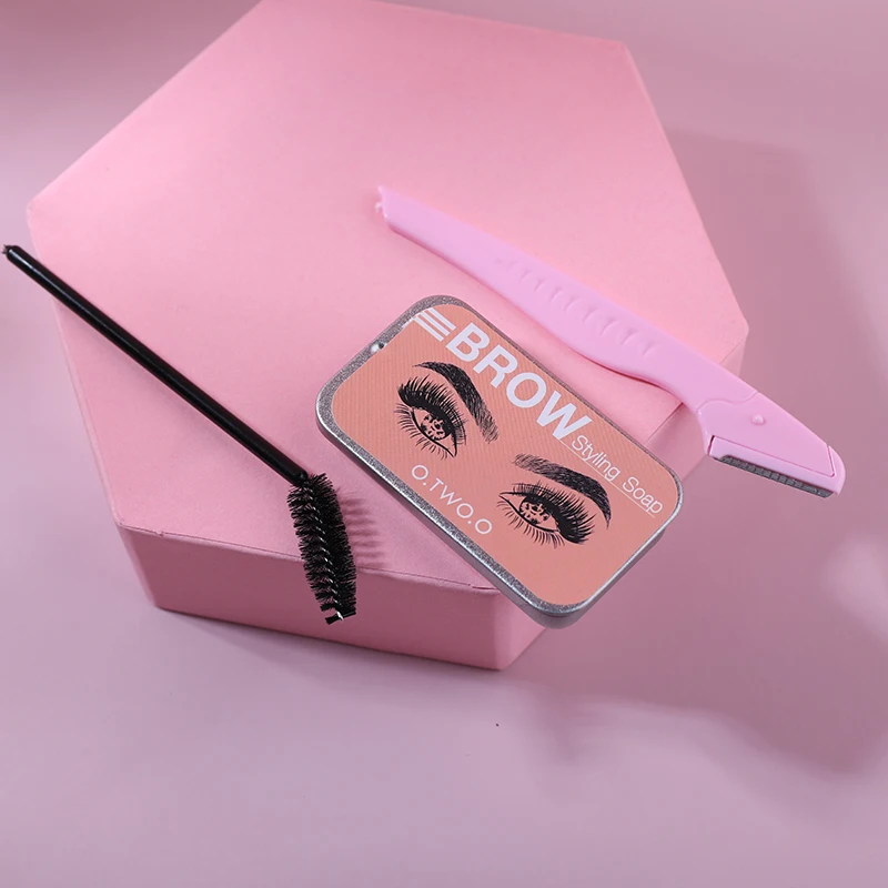 O.TWO.O Eyebrow Soap Wax With Trimmer Fluffy Feathery Eyebrows Pomade Gel For Eyebrow Lamination Makeup Eyebrow Soap Cream TSLM1
O.TWO.O Eyebrow Soap Wax With Trimmer Fluffy Feathery Eyebrows Pomade Gel For Eyebrow Lamination Makeup Eyebrow Soap Cream TSLM1