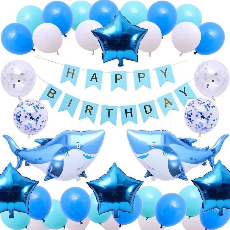 Blue Shark Balloon Party Pirate Shark Dolphin Aluminum Film Balon Birthday Party Decorations Kids Ballons Helium Gas Globals
Blue Shark Balloon Party Pirate Shark Dolphin Aluminum Film Balon Birthday Party Decorations Kids Ballons Helium Gas Globals