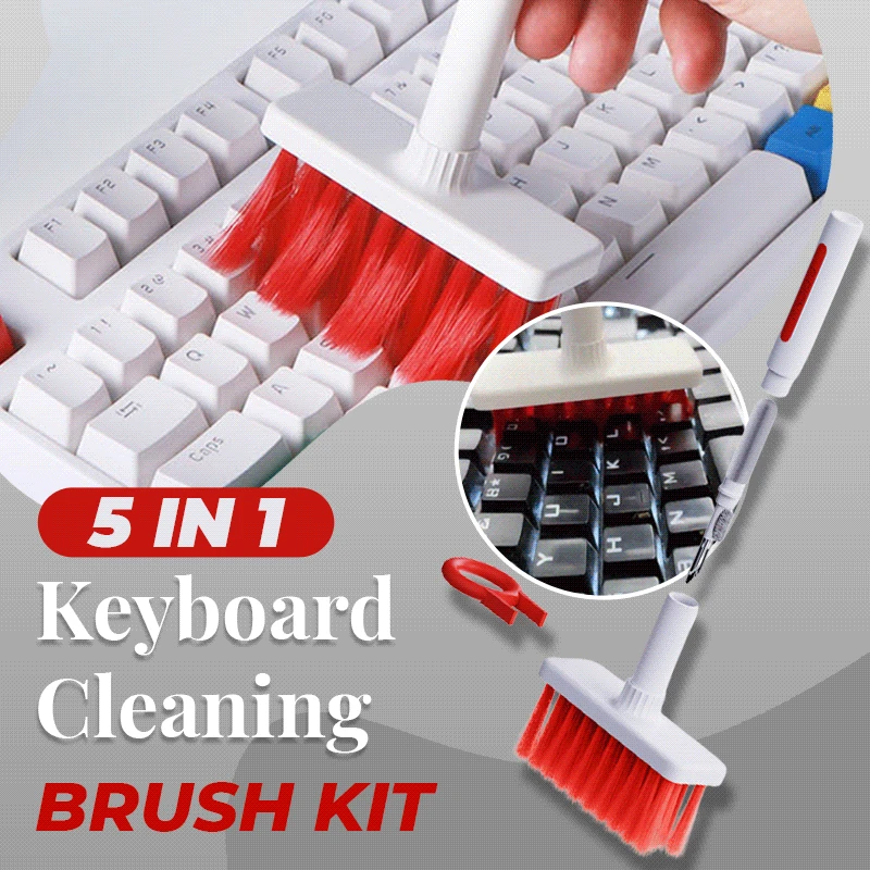5 in 1 Keyboard Cleaning Brush Kit Efficient Cleaning tool keycap Puller kit Keyboard Earphone Clean Dust Dirt Remover Tools
5 in 1 Keyboard Cleaning Brush Kit Efficient Cleaning tool keycap Puller kit Keyboard Earphone Clean Dust Dirt Remover Tools