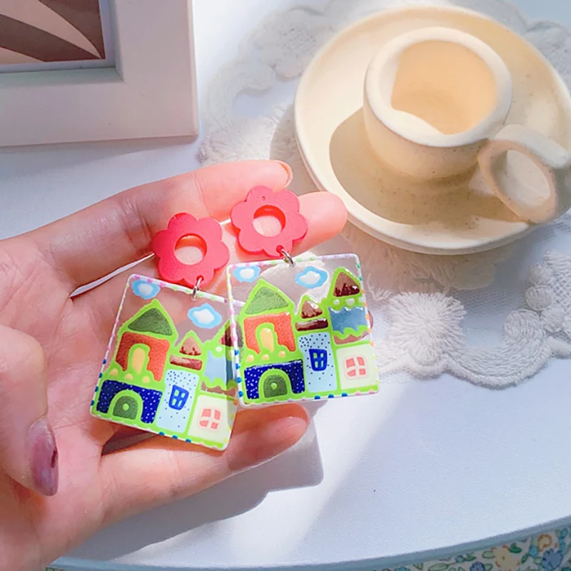 Winter Cute Ice Cream Hours Earrings for Women Geometric Colorful Sweet Ear Stud for Teens Girl Dating Jewelry 2022 Trend Friend
Winter Cute Ice Cream Hours Earrings for Women Geometric Colorful Sweet Ear Stud for Teens Girl Dating Jewelry 2022 Trend Friend