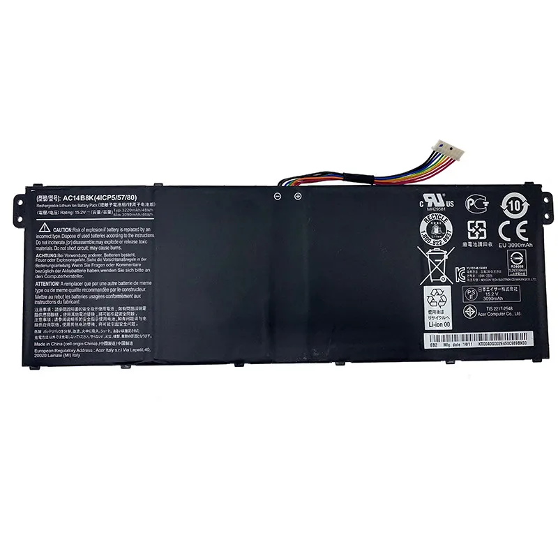 Новые оригинальные Батарея для Acer Aspire ES1-711 ES1-711G R3-131T R5-471T R7-371T R13 R5-371T Extensa 2540 AC14B8K 15 2
