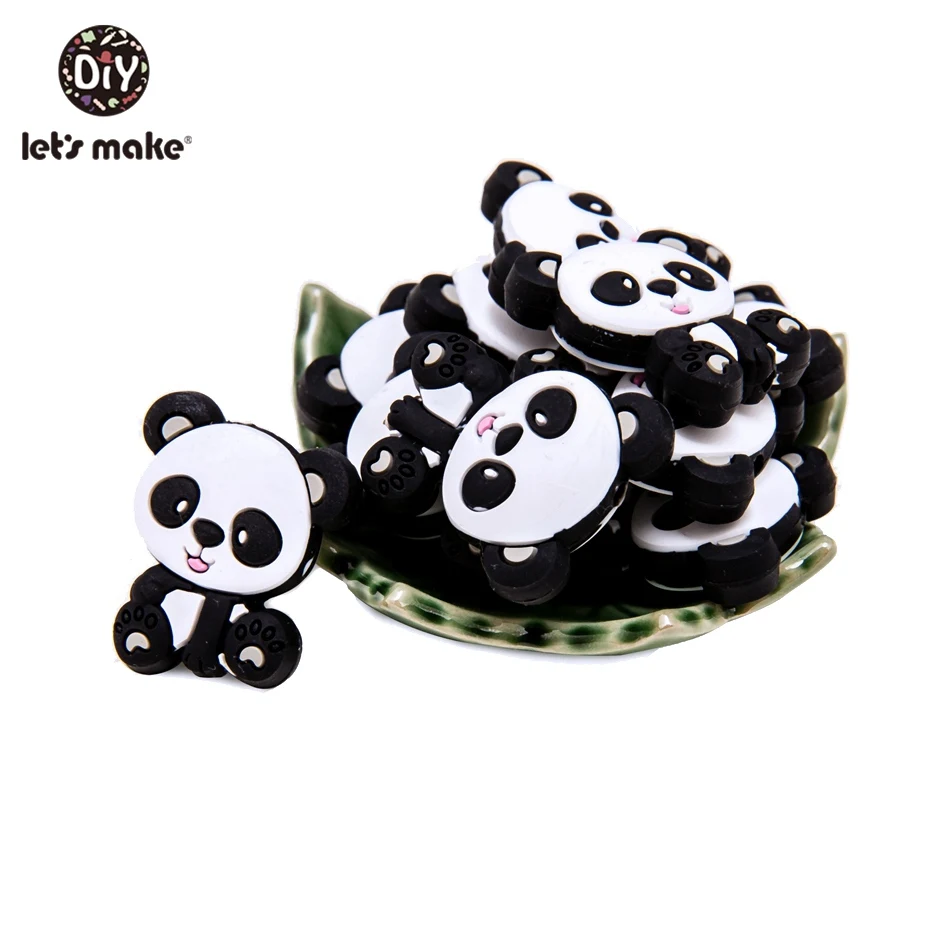 Let'S Make 5Pc Silicone Teethers Cartoon Mini Panda Tiny Beads Bpa Free Silicone Pendant Baby Teethinn Toys Newborn Shower Gift
Let'S Make 5Pc Silicone Teethers Cartoon Mini Panda Tiny Beads Bpa Free Silicone Pendant Baby Teethinn Toys Newborn Shower Gift