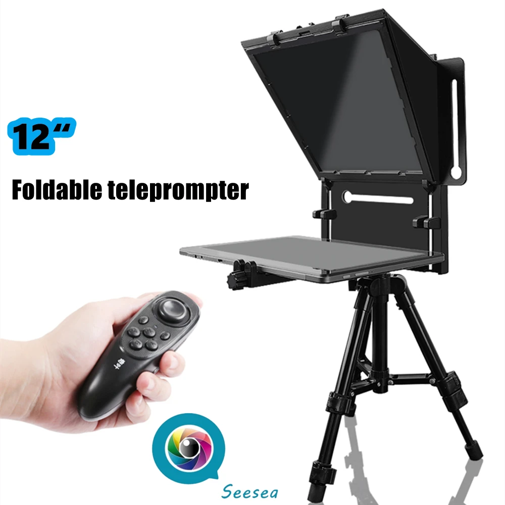 QIYE Q3 Foldable Teleprompter for 12" Tablet Phones iPad Prompting Phones Camera Shooting Tablet Prompter
QIYE Q3 Foldable Teleprompter for 12" Tablet Phones iPad Prompting Phones Camera Shooting Tablet Prompter