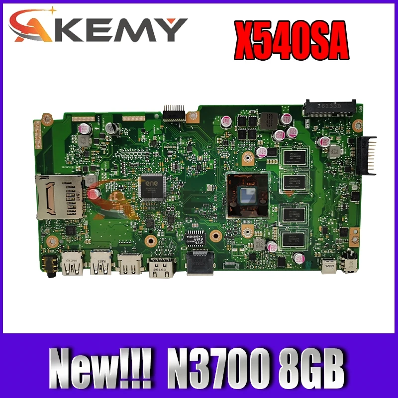 Akemy New!!! X540SA Motherboard For ASUS VivoBook X540SA X540S F540S Laptop Motherboard Tested 100% Mainboard W/ N3700 8GB RAM
Akemy New!!! X540SA Motherboard For ASUS VivoBook X540SA X540S F540S Laptop Motherboard Tested 100% Mainboard W/ N3700 8GB RAM