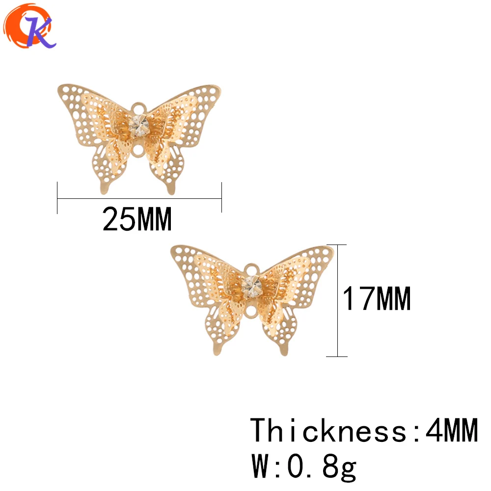 Cordial Design 50Pcs Jewelry Accessories/CZ Earring Connectors/Sheet Copper/Butterfly Shape/DIY Parts/Hand Made/Earring Findings
Cordial Design 50Pcs Jewelry Accessories/CZ Earring Connectors/Sheet Copper/Butterfly Shape/DIY Parts/Hand Made/Earring Findings