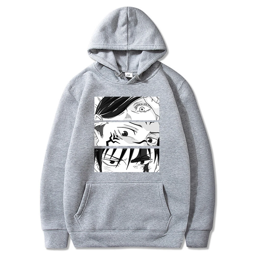 Women/mens Hooded Pullover Japanese Anime Jujutsu Kais Eyes Hoodies Winter Japan Style Satoru Gojo Sukuna Sweatshirts Coat
Women/mens Hooded Pullover Japanese Anime Jujutsu Kais Eyes Hoodies Winter Japan Style Satoru Gojo Sukuna Sweatshirts Coat