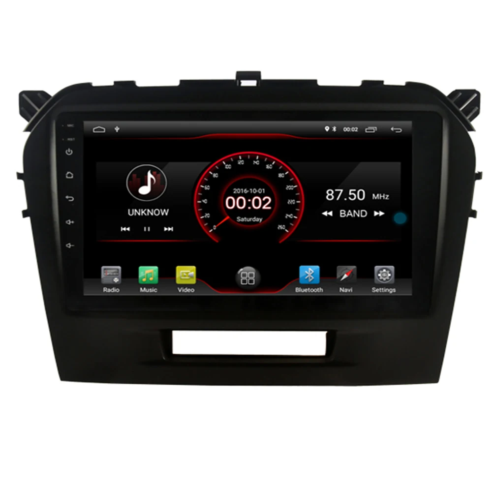 9 "2.5D автомобильный DVD мультимедийный плеер для Suzuki Grand Vitara 2016 2017 2018 2019 + Android 10