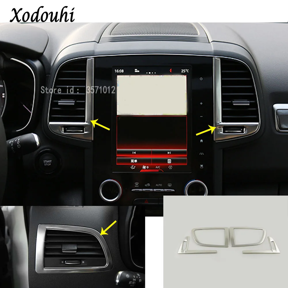 For Renault Koleos 2017 2018 2019 2020 Car Styling Garnish Cover Detector Trim Middle Air Conditioning Switch Outlet Vent Part
For Renault Koleos 2017 2018 2019 2020 Car Styling Garnish Cover Detector Trim Middle Air Conditioning Switch Outlet Vent Part