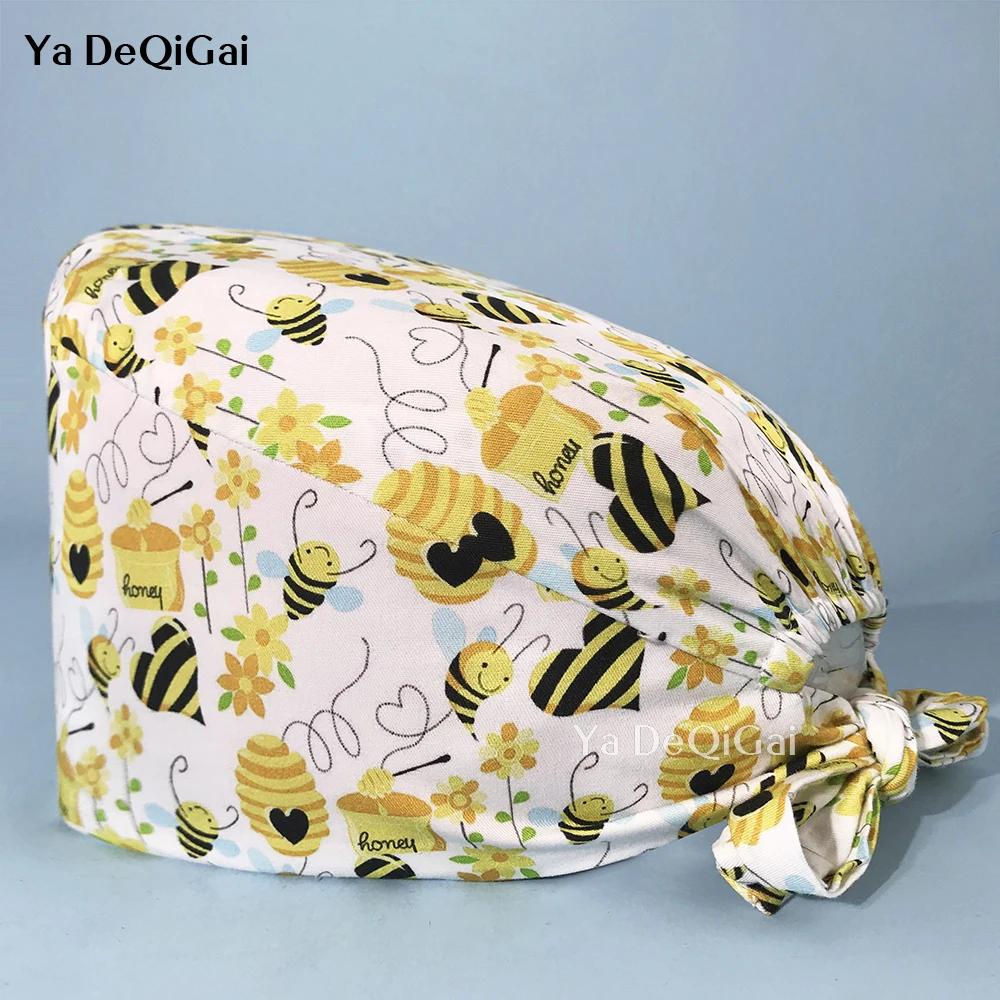 new Fashionable pure cotton unisex high quality nursing hat multicolor printing pet clinic scrub hat hospital lab caps wholesale
new Fashionable pure cotton unisex high quality nursing hat multicolor printing pet clinic scrub hat hospital lab caps wholesale