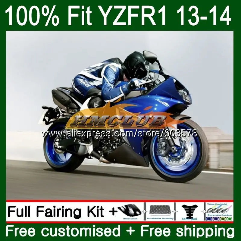 Injection body For YAMAHA YZF 1000 YZF R 1 R1 2013 2014 65CL.18 YZF-1000 YZF-R1 kit YZF1000 YZFR1 13 14 OEM Fairing Glossy Blue
Injection body For YAMAHA YZF 1000 YZF R 1 R1 2013 2014 65CL.18 YZF-1000 YZF-R1 kit YZF1000 YZFR1 13 14 OEM Fairing Glossy Blue