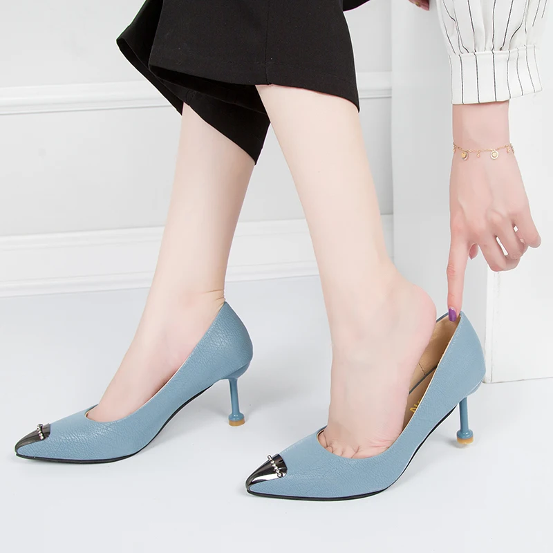 New Style PU High Heels Ladies Pointed High Heels Ladies Single Shoes Sexy High Heels Ladies High Heels Zapatos De Mujer
New Style PU High Heels Ladies Pointed High Heels Ladies Single Shoes Sexy High Heels Ladies High Heels Zapatos De Mujer