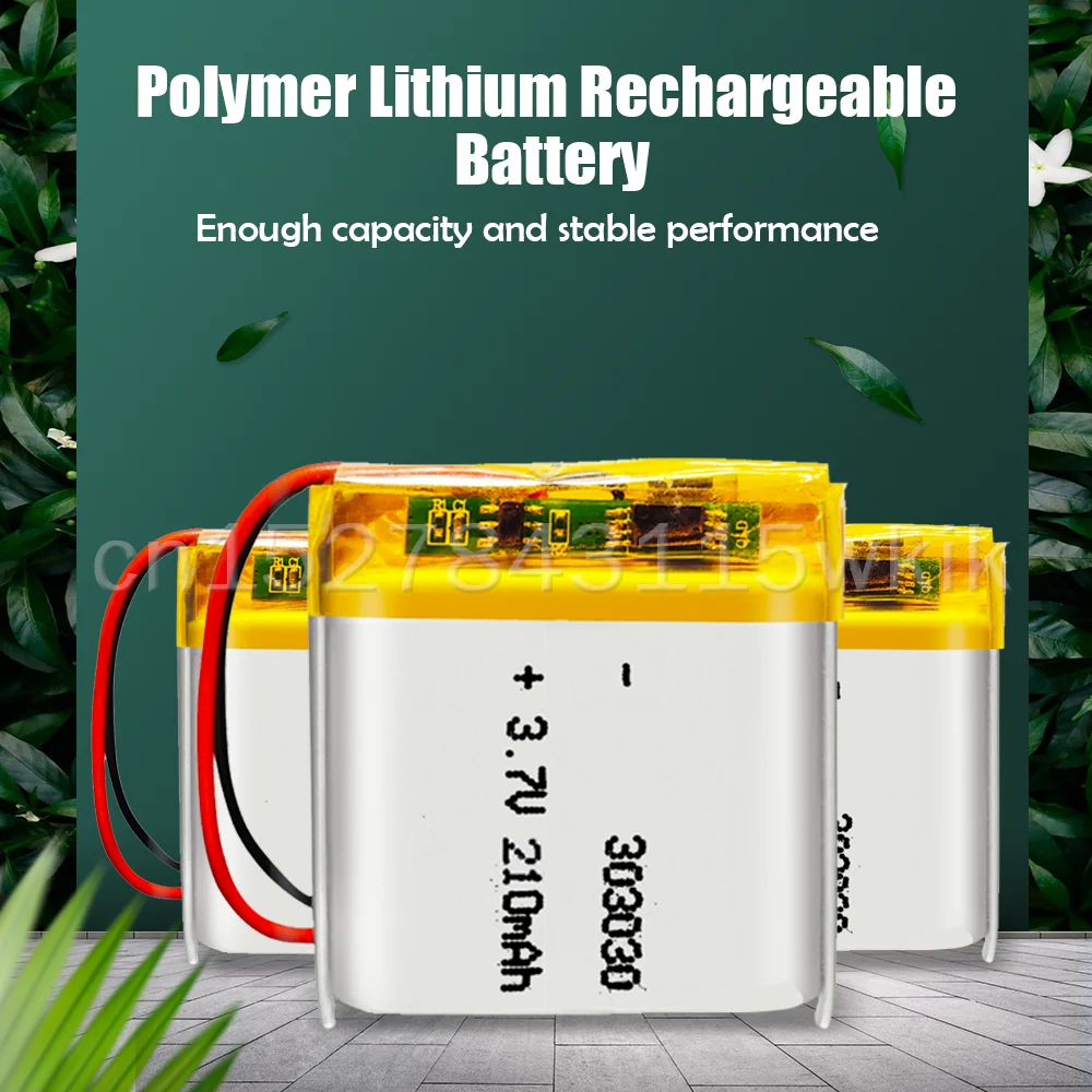 303030 3 7 V 210mAh литий-полимерная батарея для MP3 MP4 GPS Светодиодная панель DVD игрушка