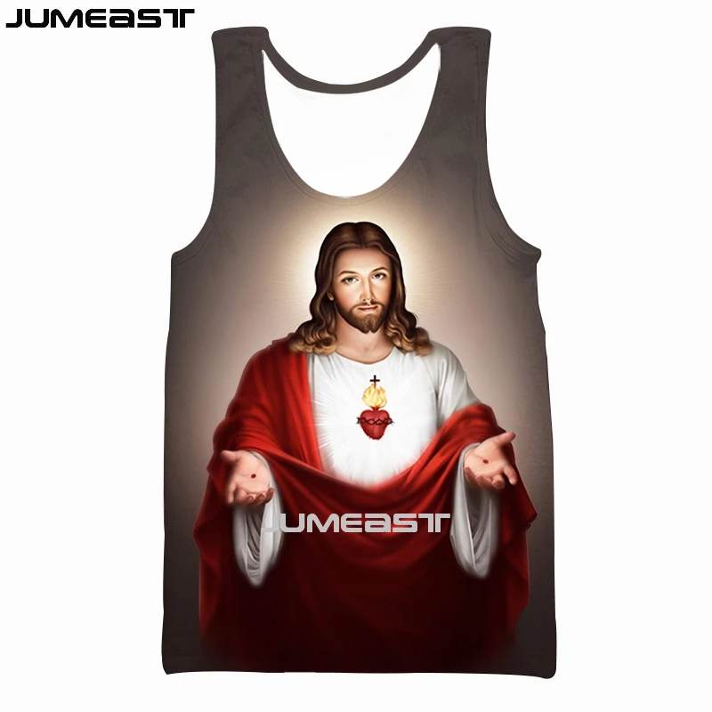 Jumeast 3D Christian Jesus Printed Tank Top Men Fashion Undershirt Aesthetic Male Sleeveless Shirt Casual Baggy God Graphic Vest
Jumeast 3D Christian Jesus Printed Tank Top Men Fashion Undershirt Aesthetic Male Sleeveless Shirt Casual Baggy God Graphic Vest