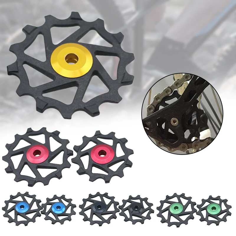 MTB Bike Ceramic Pulley Made of super strong Delrin Plastic Rear Derailleur 11T -16T Guide wheel Ceramic Bearing Jockey Wheel
MTB Bike Ceramic Pulley Made of super strong Delrin Plastic Rear Derailleur 11T -16T Guide wheel Ceramic Bearing Jockey Wheel