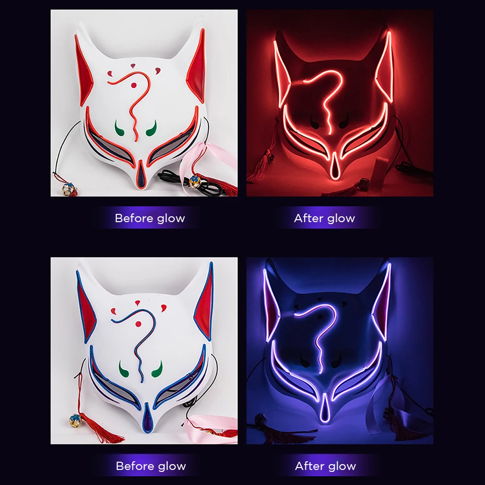 Hot Anime Demon Slayer Cosplay Mask Led For Men Women Sabito Kamado Tanjirou Makomo Halloween Party Cosplay Props
Hot Anime Demon Slayer Cosplay Mask Led For Men Women Sabito Kamado Tanjirou Makomo Halloween Party Cosplay Props