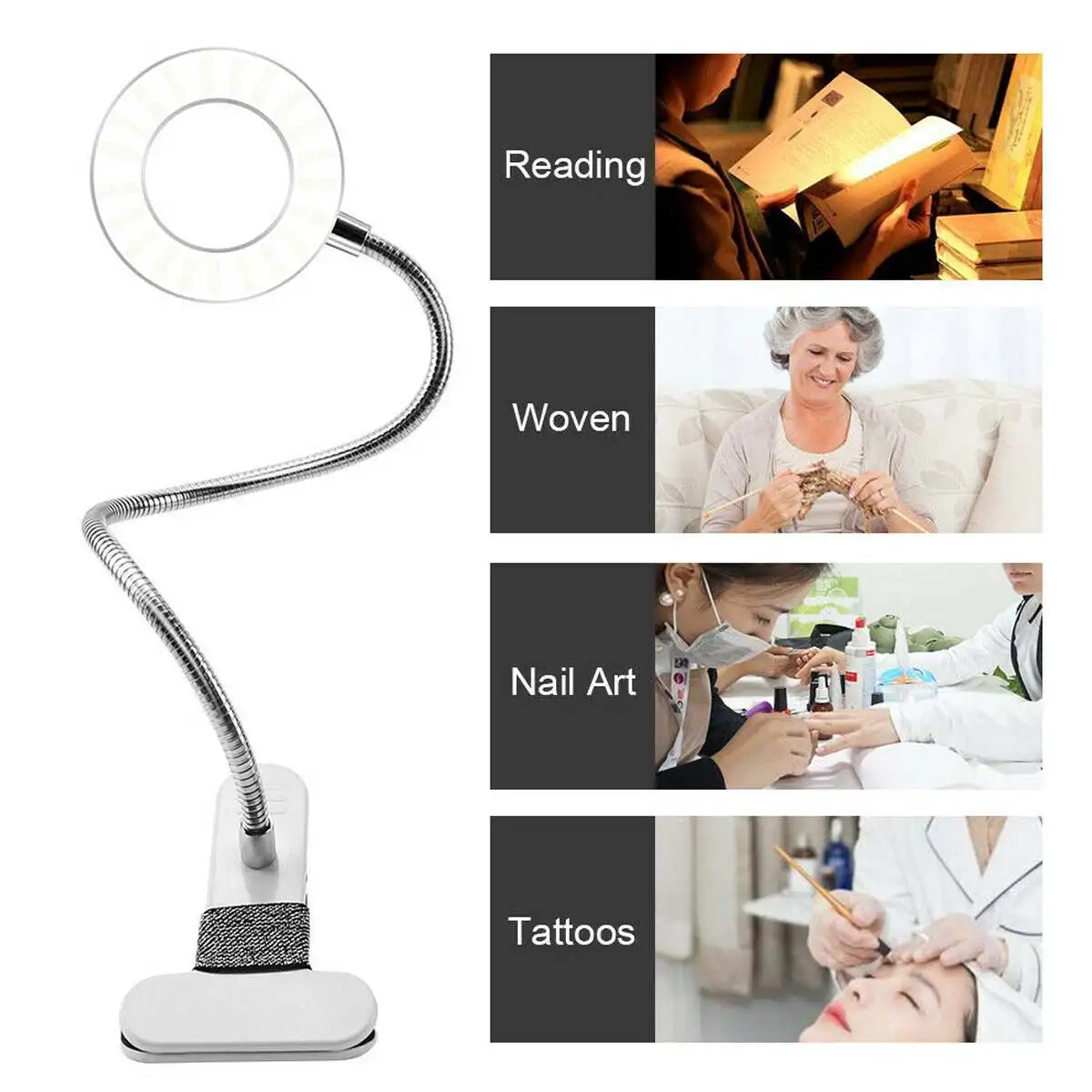 Multifunctional Table Lamp Magnifying Glass Lamp Clip Desk Lamp Eye Protection Reading Led Desk Lamp Beauty Makeup Tattoo Light
Multifunctional Table Lamp Magnifying Glass Lamp Clip Desk Lamp Eye Protection Reading Led Desk Lamp Beauty Makeup Tattoo Light