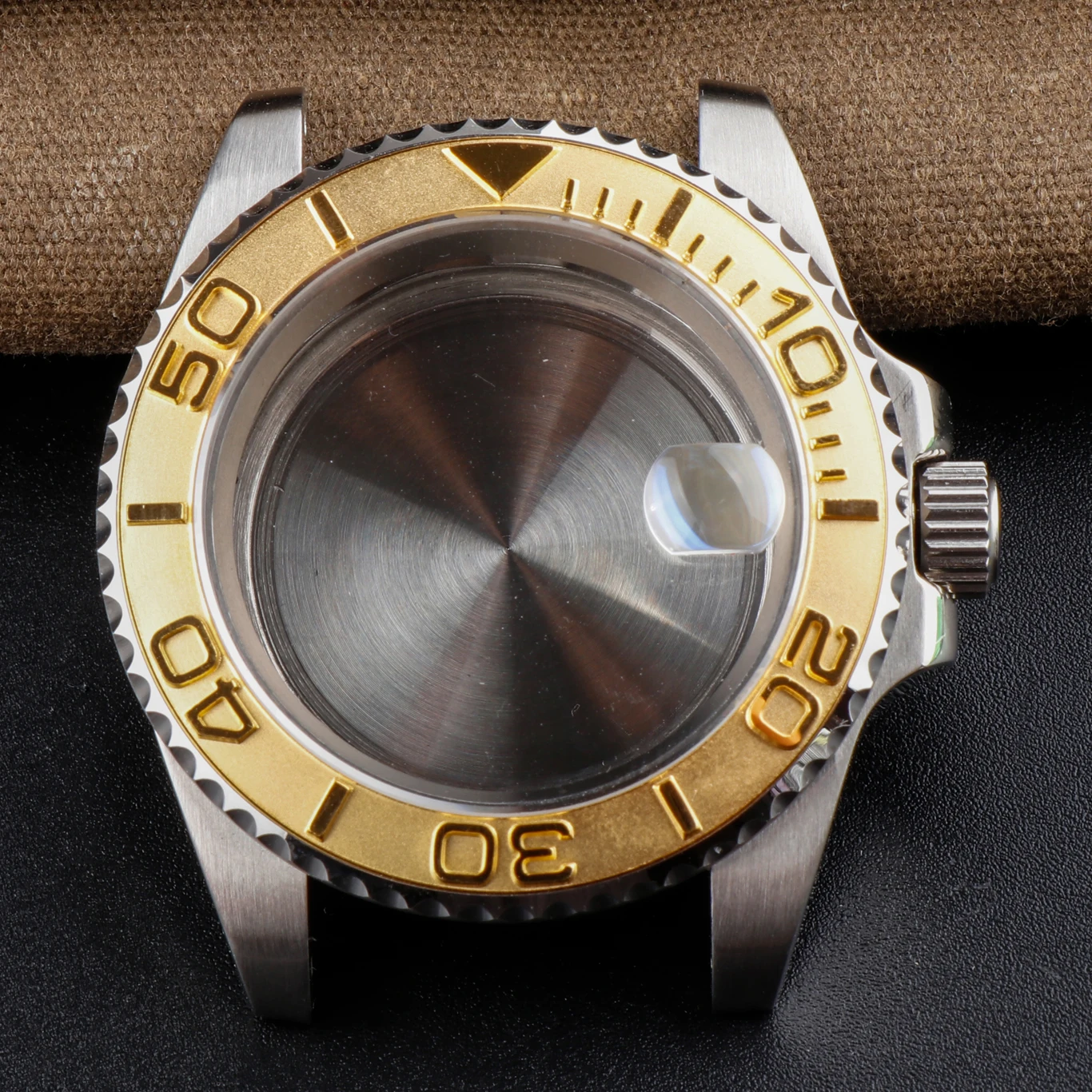 Watch case for NH35/36 Movement 316L Stainless Steel Sapphire Crystal Magnifier 40mm Gold Steel Bezel Watch Accessories Parts
Watch case for NH35/36 Movement 316L Stainless Steel Sapphire Crystal Magnifier 40mm Gold Steel Bezel Watch Accessories Parts