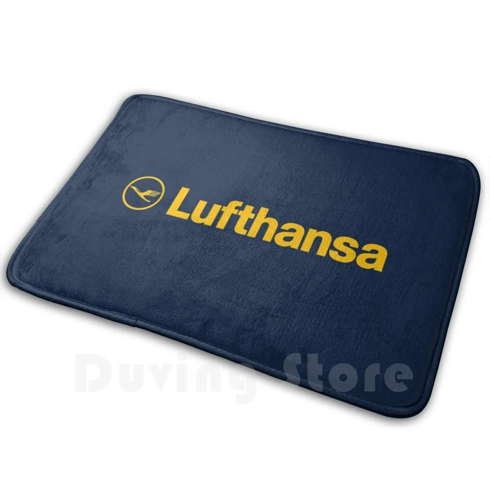 

Lufthansa Carpet Mat Rug Cushion Soft Lufthansa Aviation Jet Plane Pilot Captain Stripes Airways Boeing Airbus Airplane