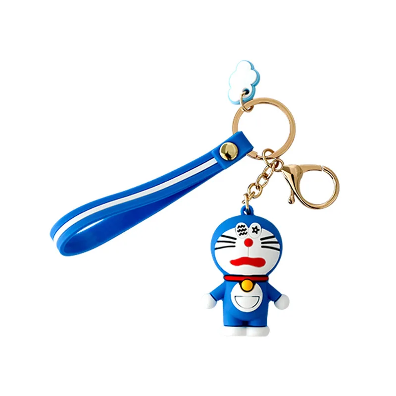 

Cute Cartoon Japan Hot Doraemon Keychains Creative Anime Cat Doraemon Key Chain Pendant Children Bag Keyring Gifts Lovers Bag
