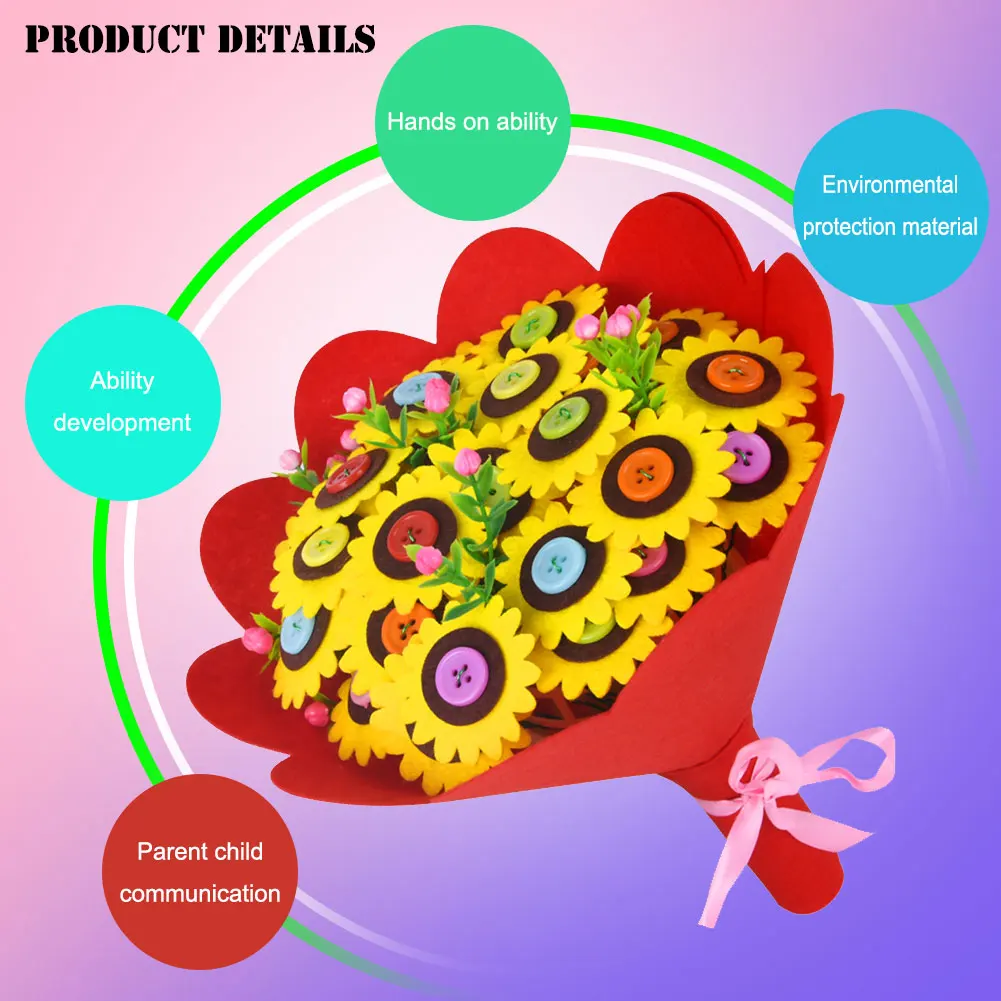 MOC ideas EVA Button Bouquet Holding Flowers DIY Handmade Gifts Room Decoration Flower Craft Kits Toys Children Educational Toys
MOC ideas EVA Button Bouquet Holding Flowers DIY Handmade Gifts Room Decoration Flower Craft Kits Toys Children Educational Toys