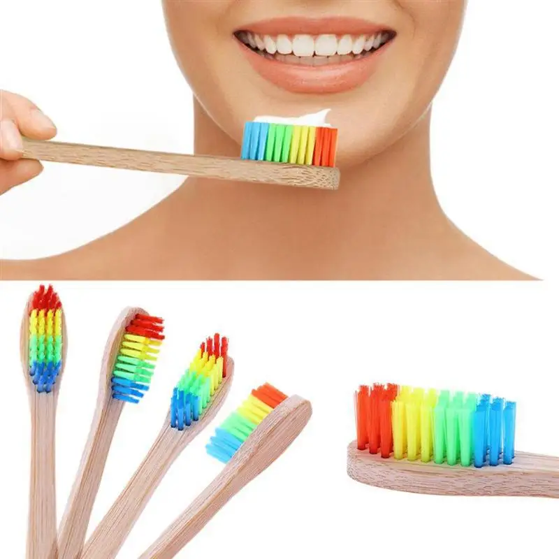 8PCS Natural Bamboo Handle Toothbrush Creative Eco-friendly Manual Toothbrush Soft Toothbrush Travel Tooth Brush for Adult
8PCS Natural Bamboo Handle Toothbrush Creative Eco-friendly Manual Toothbrush Soft Toothbrush Travel Tooth Brush for Adult