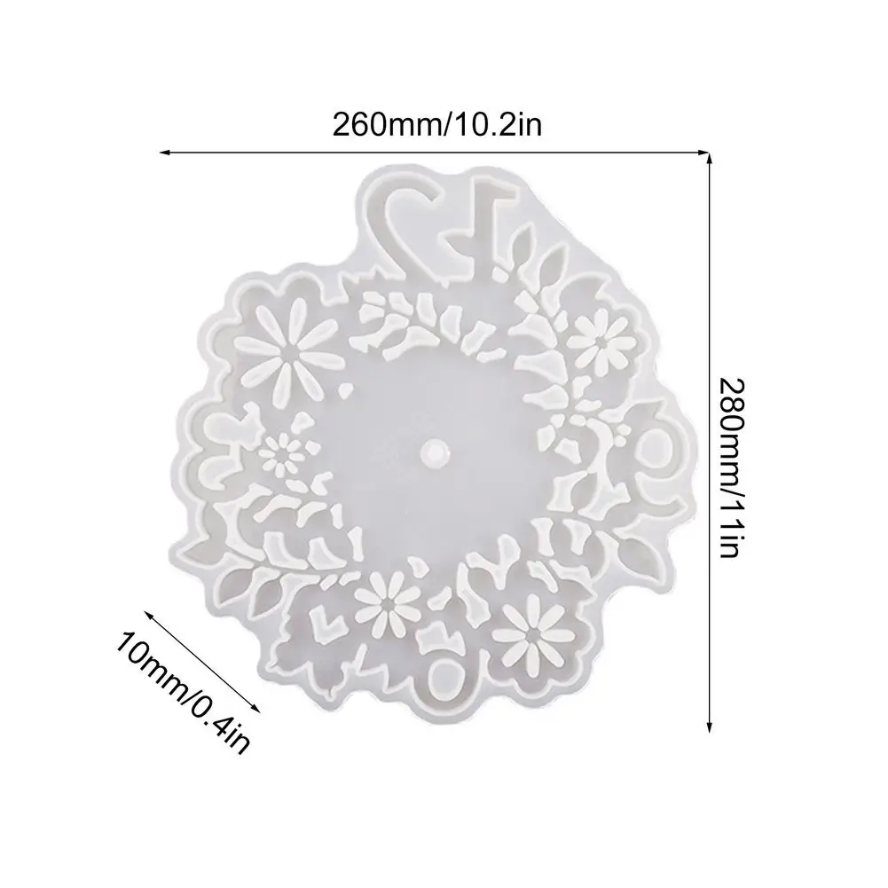 Flower Clock Silicone Mold Craft Casting Silicone Mould Maker DIY Flower Clock Type Epoxy Resin Molds For Jewelry
Flower Clock Silicone Mold Craft Casting Silicone Mould Maker DIY Flower Clock Type Epoxy Resin Molds For Jewelry