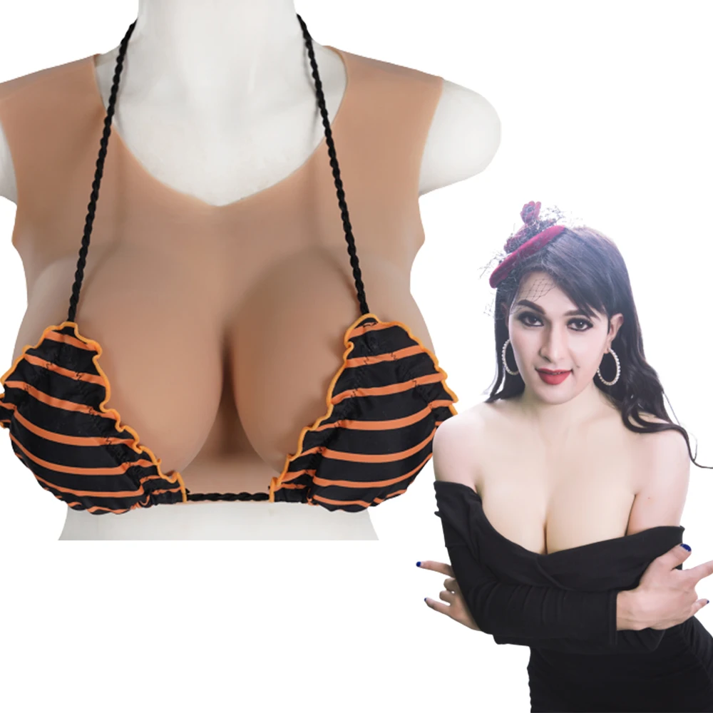 Silicone Cotton Fake Boobs Artificial Breast From Round Collar Neck B C D E Cup Male-Female For Cosplayer Shemale Crossdresser
Silicone Cotton Fake Boobs Artificial Breast From Round Collar Neck B C D E Cup Male-Female For Cosplayer Shemale Crossdresser