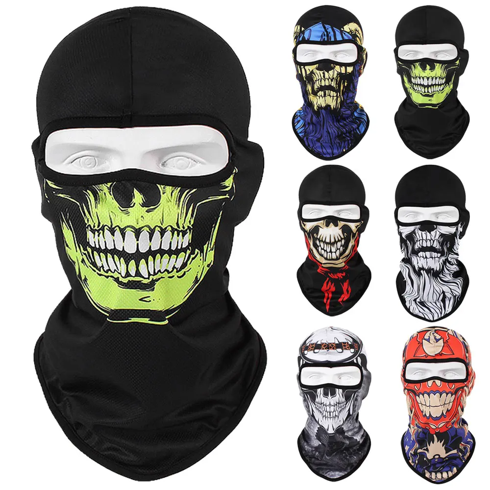 Breathable Motorcycle Balaclava Full Face Skull Mask Cover Windproof Motocross Moto Cycling Snowboard Helmet Liner Men Women
Breathable Motorcycle Balaclava Full Face Skull Mask Cover Windproof Motocross Moto Cycling Snowboard Helmet Liner Men Women