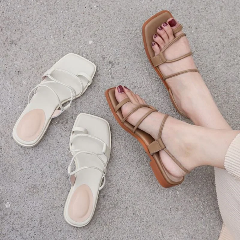 RIZABINA New Flat Heel Women Sandals Genuine Leather Slip On Summer Shoes Woman Fashion Casual Vacation Woman Shoes Size 33-40
RIZABINA New Flat Heel Women Sandals Genuine Leather Slip On Summer Shoes Woman Fashion Casual Vacation Woman Shoes Size 33-40