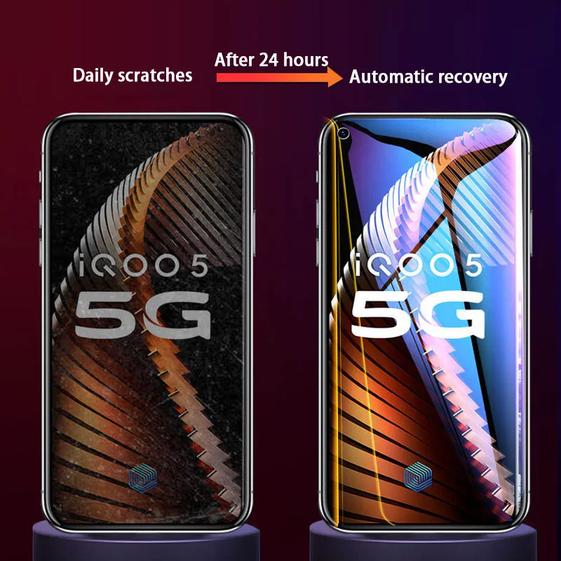 3 pcs High-definition protective film suitable for full-screen coverage of mobile phone with vivo S7 6 5 U3 hydraulic | Мобильные
