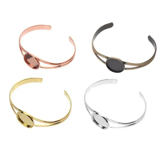 1pcs alloyBracelet Bangles Base Round Cabochon 20 25mm Cameo For Bracelets Tray Blanks Bezel Settings DIY Jewelry Making
1pcs alloyBracelet Bangles Base Round Cabochon 20 25mm Cameo For Bracelets Tray Blanks Bezel Settings DIY Jewelry Making