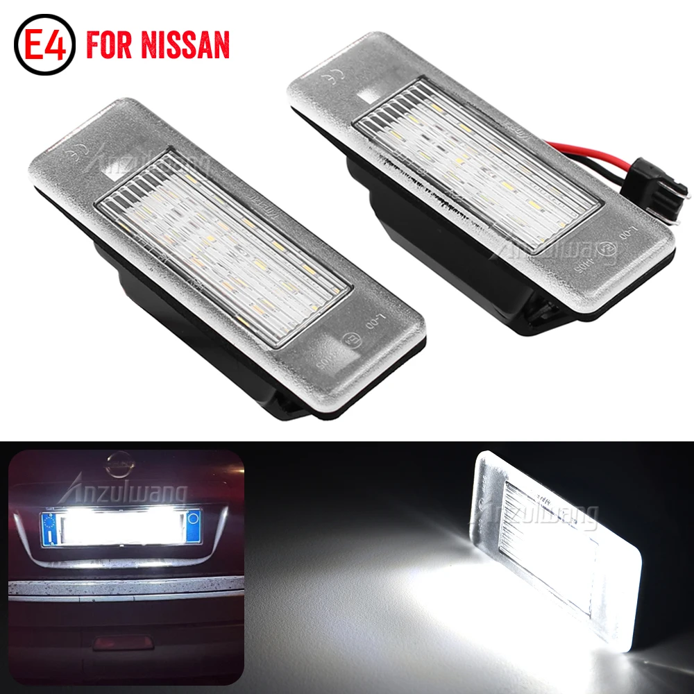 2Pcs Car LED License Number Plate light Lamps For Nissan Juke F15 Micra K12 March K13 Kicks Note E11 Armada NV200 Rogue Qashqai
2Pcs Car LED License Number Plate light Lamps For Nissan Juke F15 Micra K12 March K13 Kicks Note E11 Armada NV200 Rogue Qashqai