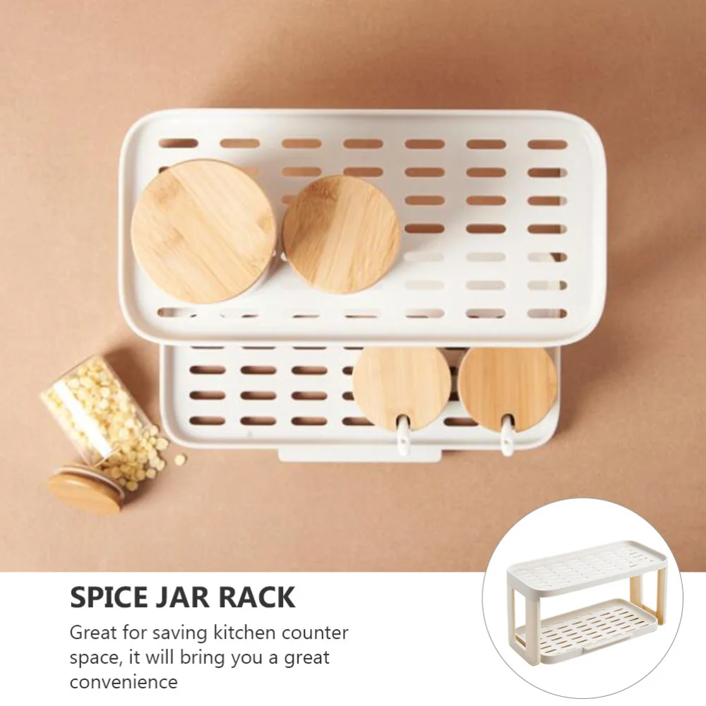 Home Seasoning Storage Rack Kitchen Condiment Bottle Container (Beige White)
Home Seasoning Storage Rack Kitchen Condiment Bottle Container (Beige White)