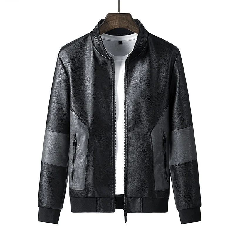 Spring New Autumn Men's PU Leather Casual Jackets Male Stand Collar Motorcycle Coats Men Slim Fit Faux Leather Outwear O589
Spring New Autumn Men's PU Leather Casual Jackets Male Stand Collar Motorcycle Coats Men Slim Fit Faux Leather Outwear O589