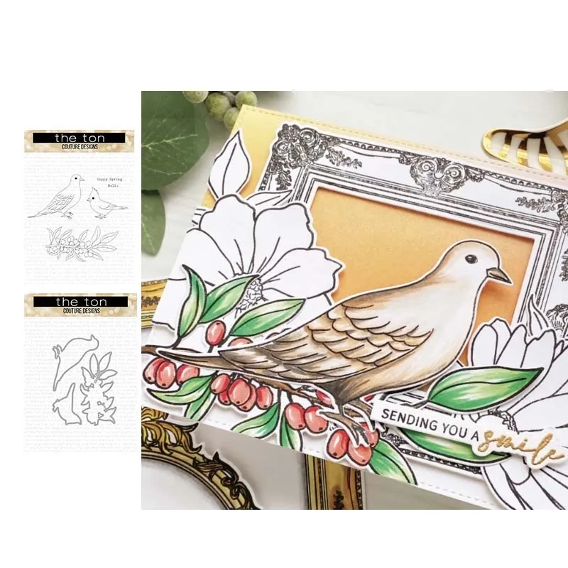 2021 New Arrival Birds Flowers Fruit Metal Cutting Dies and Stamps Scrapbooking Seal Craft Stencil Card Make Album Sheet Die Cut
2021 New Arrival Birds Flowers Fruit Metal Cutting Dies and Stamps Scrapbooking Seal Craft Stencil Card Make Album Sheet Die Cut