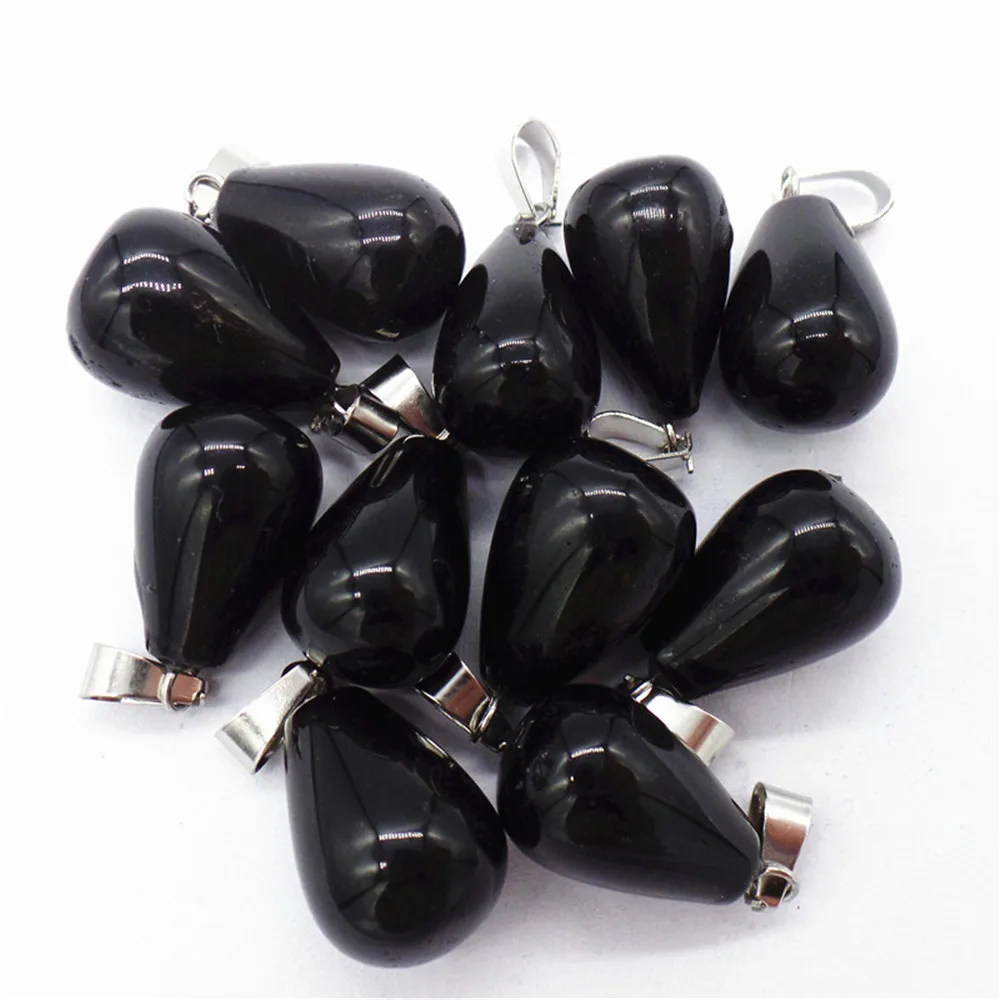50Pcs 18x13mm Wholesale Natural Black Stone Teardrop Pendant Bead DIY Earrings Handmade Jewelry Accessories S699
50Pcs 18x13mm Wholesale Natural Black Stone Teardrop Pendant Bead DIY Earrings Handmade Jewelry Accessories S699