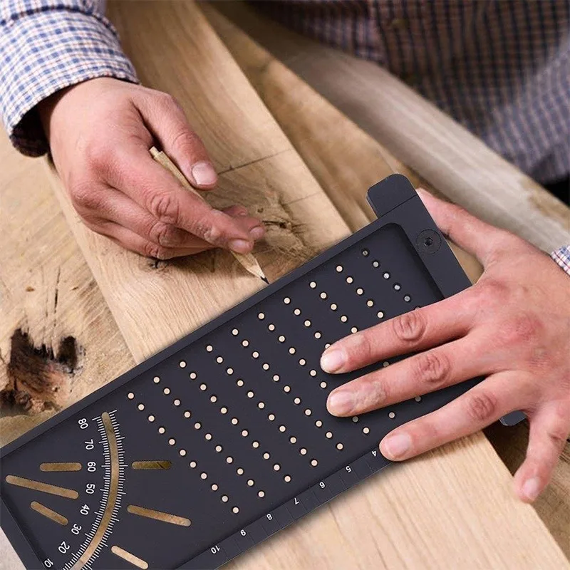 Woodworking Scribe T-shaped Scribe Ruler CarpenterAngle Ruler DIY Square Wood 3D Precision Measurement Woodworking Tools
Woodworking Scribe T-shaped Scribe Ruler CarpenterAngle Ruler DIY Square Wood 3D Precision Measurement Woodworking Tools