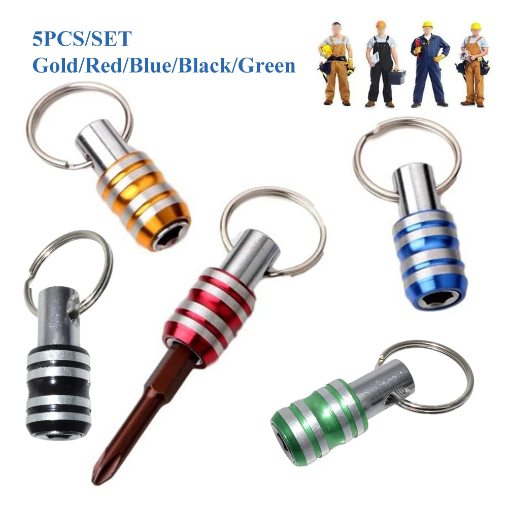 1/4in Keychain Screwdriver Bit Holder Hex Shank Bits holder Quick Release Screwdriver holder
1/4in Keychain Screwdriver Bit Holder Hex Shank Bits holder Quick Release Screwdriver holder