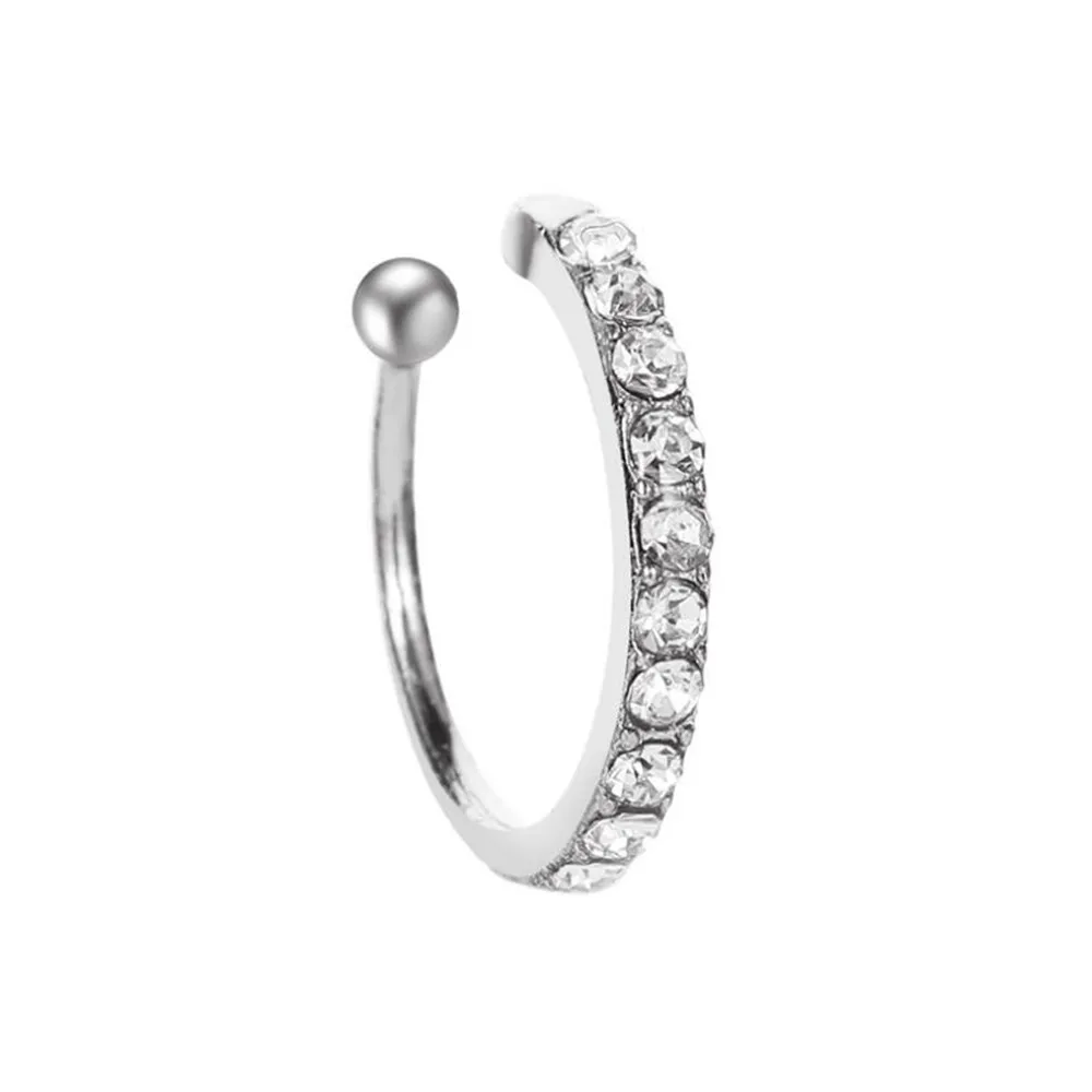 Korean version of simple classic niche design ear clip inlaid zircon non-porous single unusual earring female jewelry gift 
Korean version of simple classic niche design ear clip inlaid zircon non-porous single unusual earring female jewelry gift